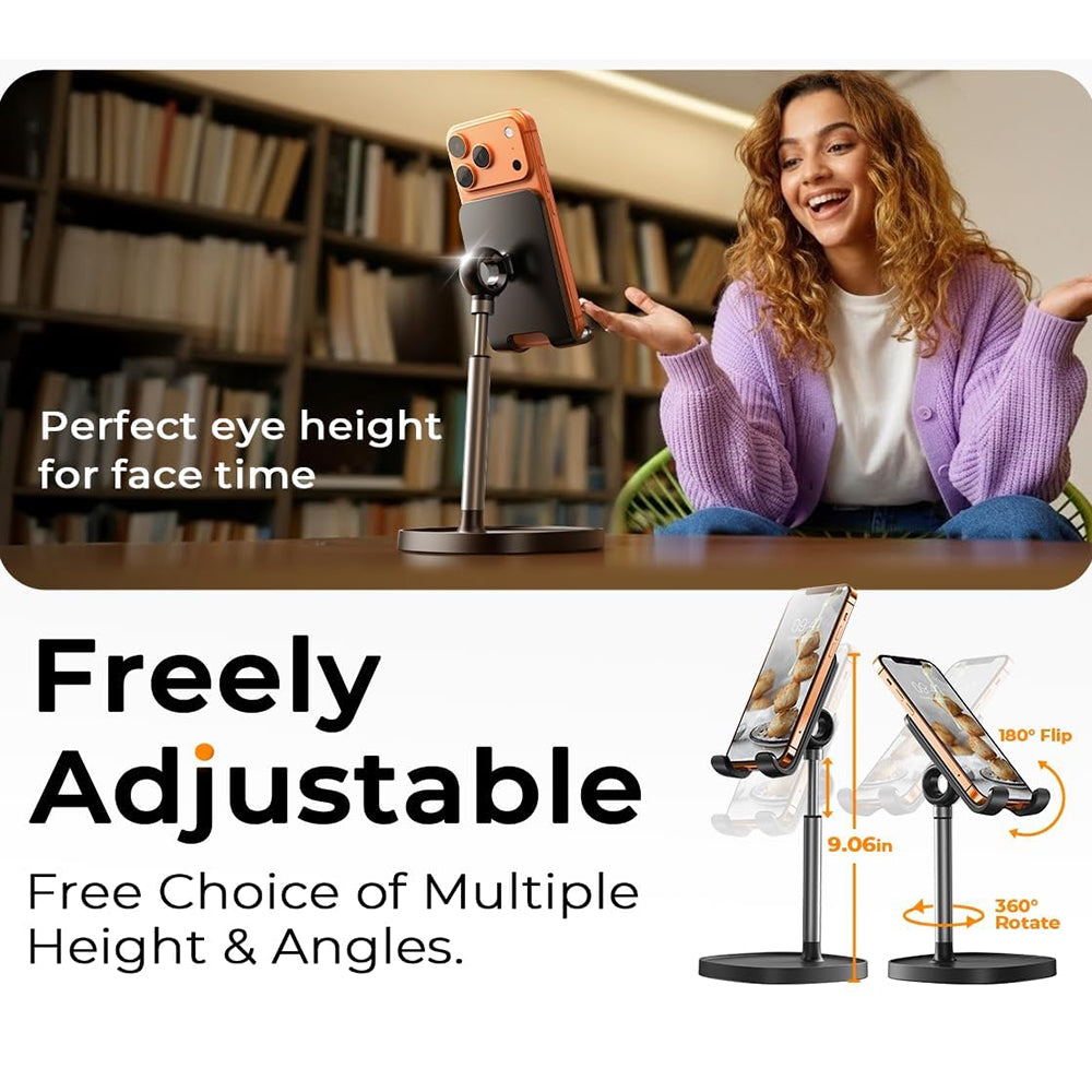 Stalak za stol Lisen Mechanical za Telefon / Tablet, 4inch - 10inch, Crni YL0421030004