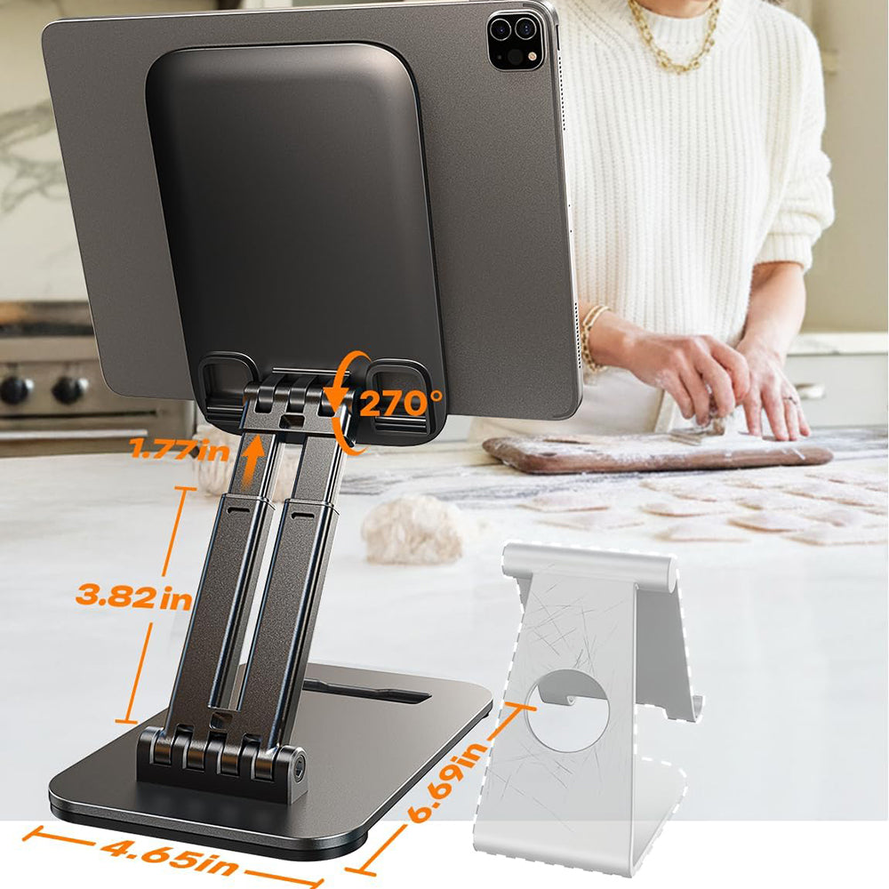 Stalak za stol Lisen za telefon / tablet, 4inch - 15.9inch, crni YL0424080007