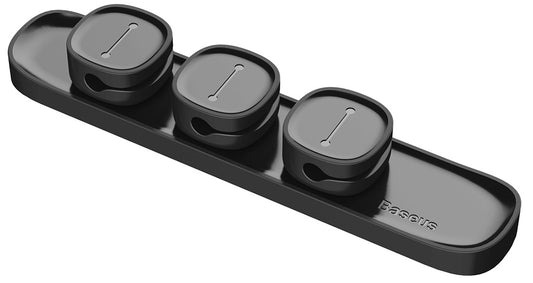 Organizator kabela Baseus Peas, magnetski, crni ACWDJ-01