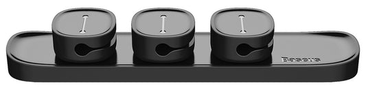 Organizator kabela Baseus Peas, magnetski, crni ACWDJ-01