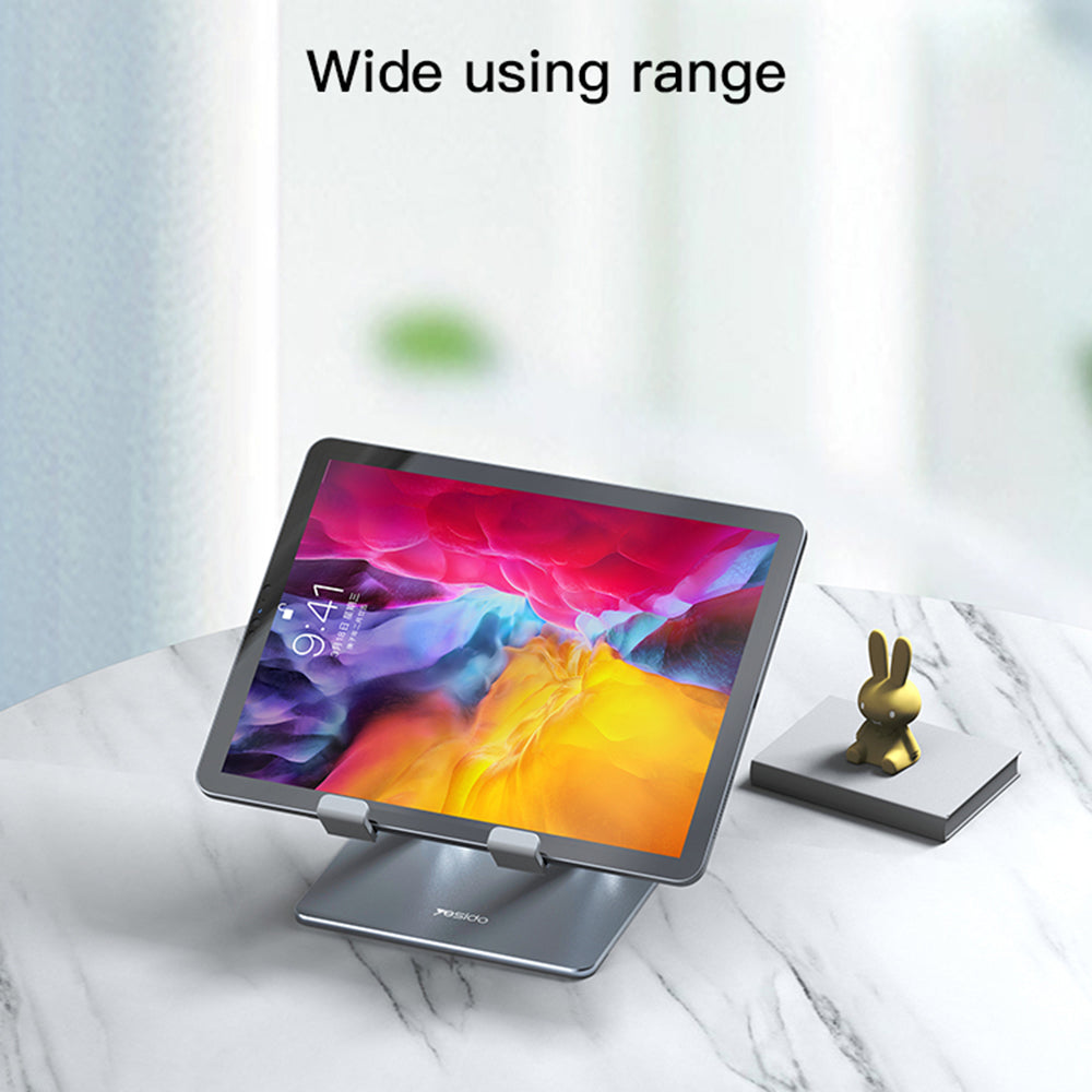 Stalak za stol Yesido C185 za telefon / tablet, 4.5inch - 13inch, srebrni