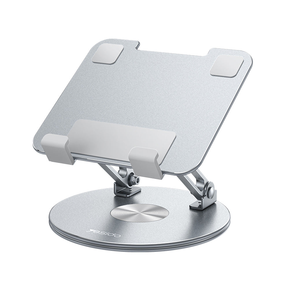 Stalak za stol Yesido C293 za telefon / tablet, 4.5inch - 13inch, Srebrni
