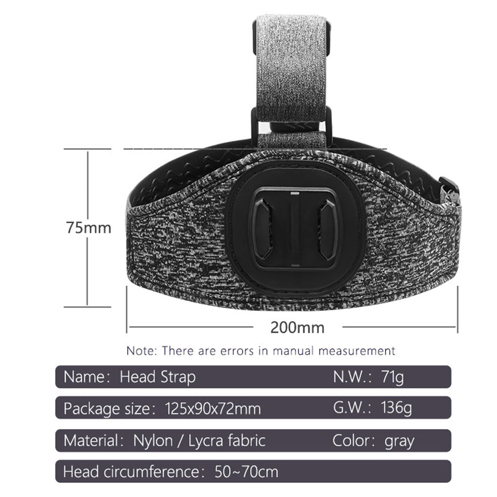 Nosiljka za sportsku kameru Techsuit JX-003 za GoPro seriju, Siva