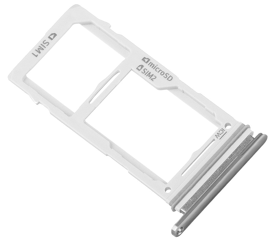 Nosač SIM - Kartica Samsung Galaxy S10+ G975 / S10 G973, Dual SIM, Siva