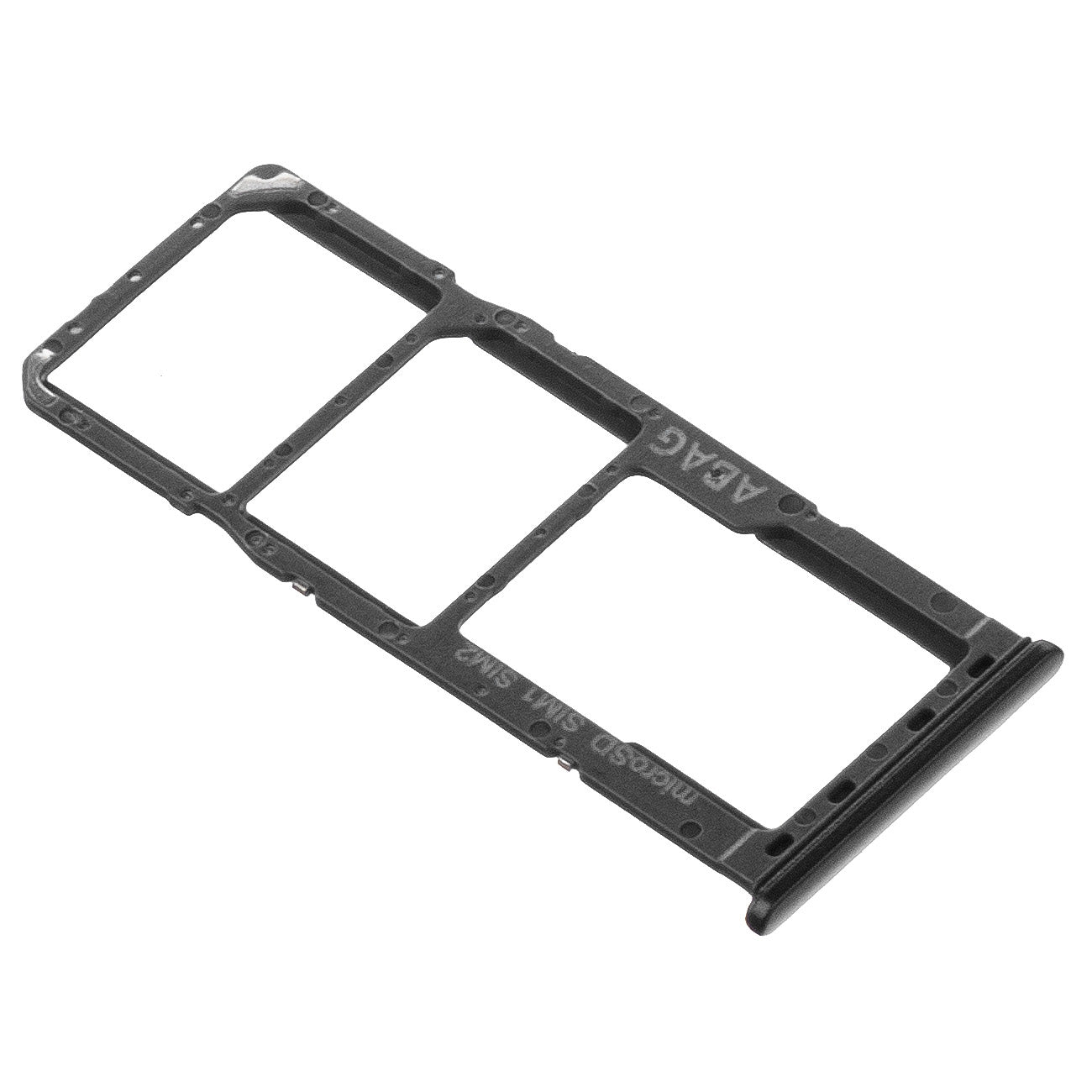 Nosač SIM kartice Samsung Galaxy A21s A217, Crni, Servisni paket GH98-45392A