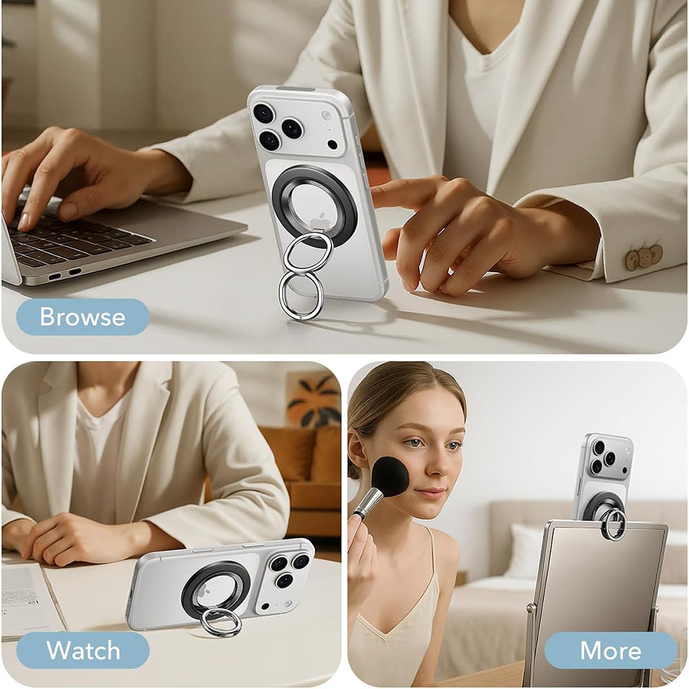 ESR HaloLock prstenasta podloga, univerzalna, crna