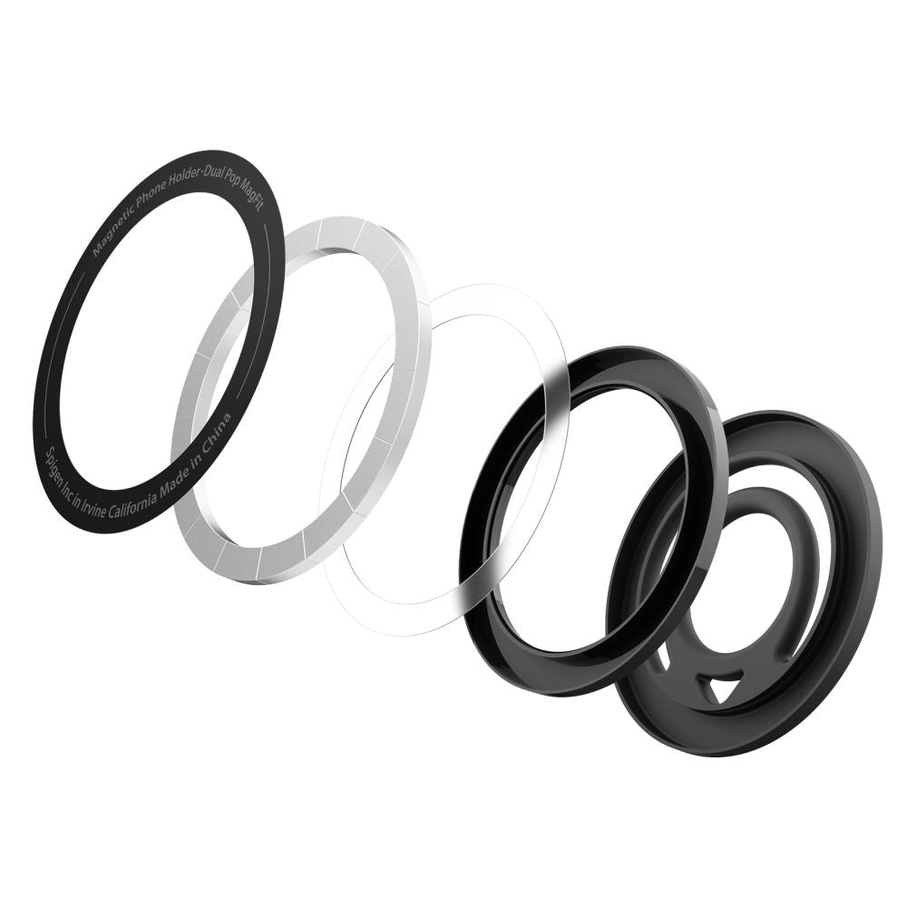 Spigen Dual Pop univerzalni prstenasti nosač, crni AMP08886