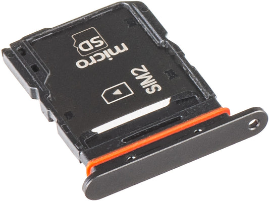 Nosač SIM kartice - HMD Skyline, Crna (Twisted Black), Servisni paket HQ256020001W0