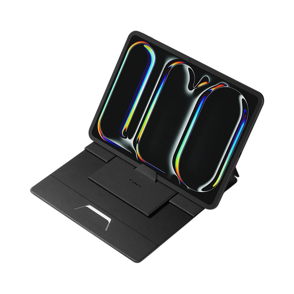 Spigen Slim Fold LD201-S8 nosač za laptop do 16 inča, Crni AMP11117