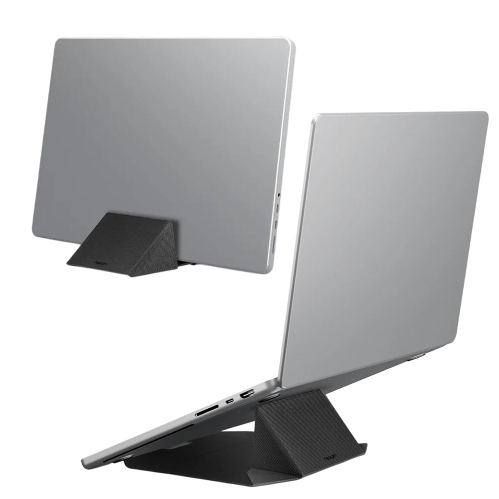 Spigen Slim Fold LD201-S9 nosač za laptop do 16 inča, Crni AMP11118