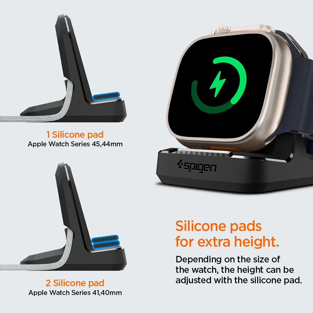 Spigen Rugged Armor stalak za Apple Watch Series, Crna AMP05764