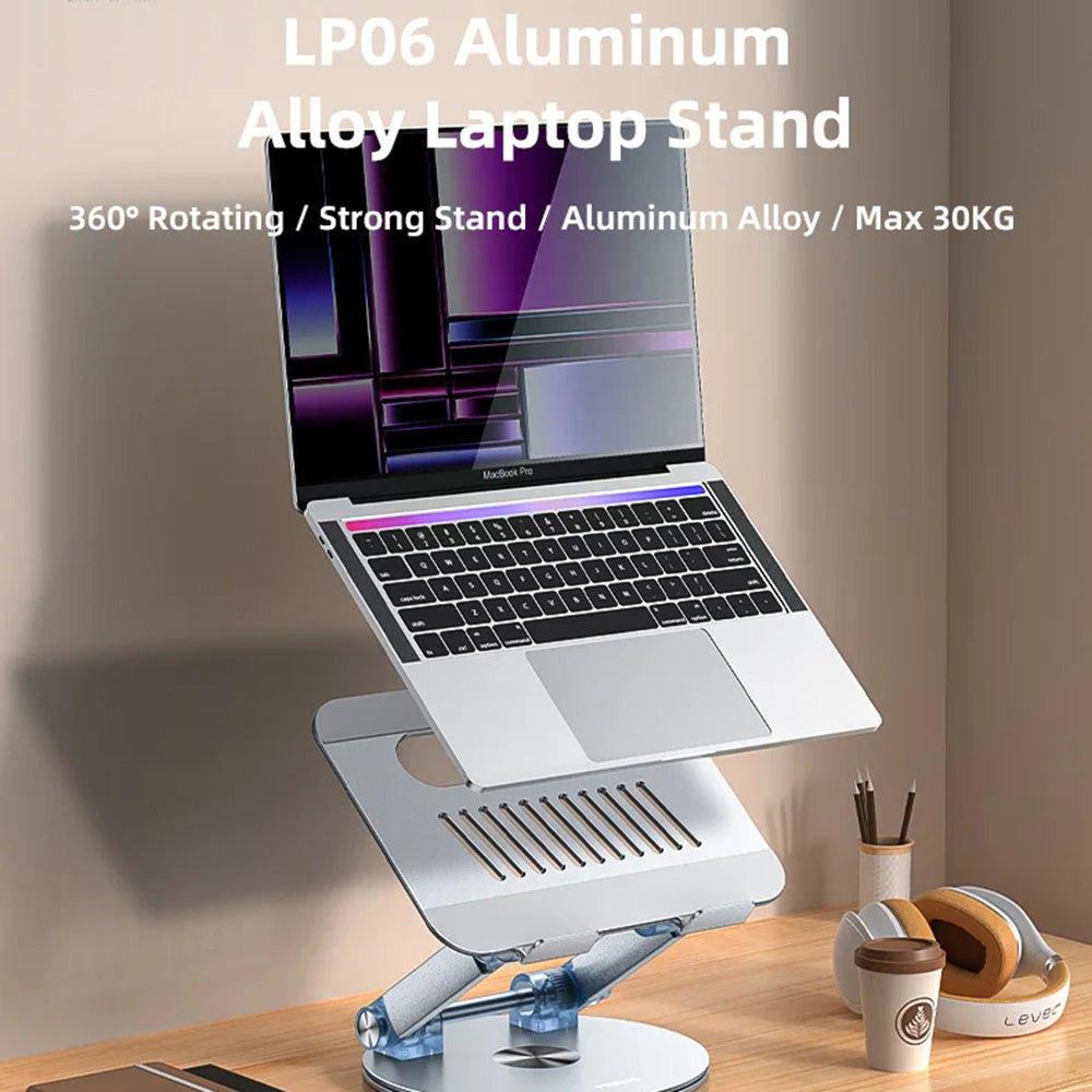 Stalak Yesido LP06 za laptop 10 inča - 17,3 inča, Srebrni
