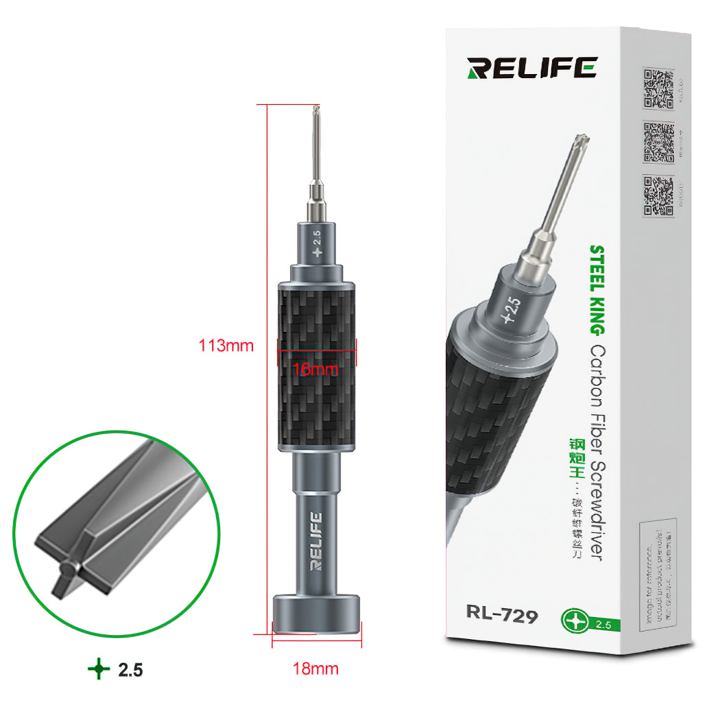 Odvijač Relife RL-729, Phillips 2.5mm