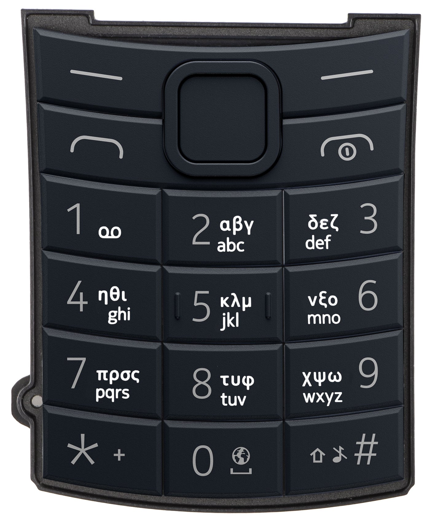 Grčka tipkovnica za Nokia 110 4G 2nd Edition, plava
