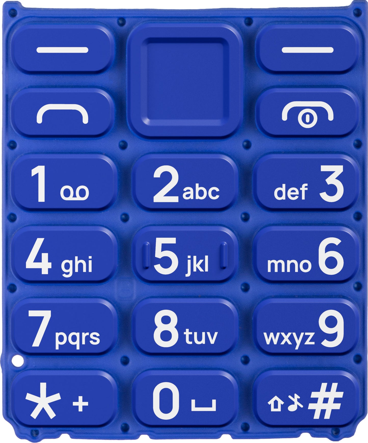 Latinska tipkovnica za HMD 105 / Nokia 105 (2024), plava