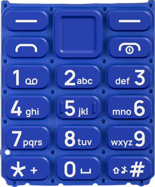Latinska tipkovnica za HMD 105 / Nokia 105 (2024), plava