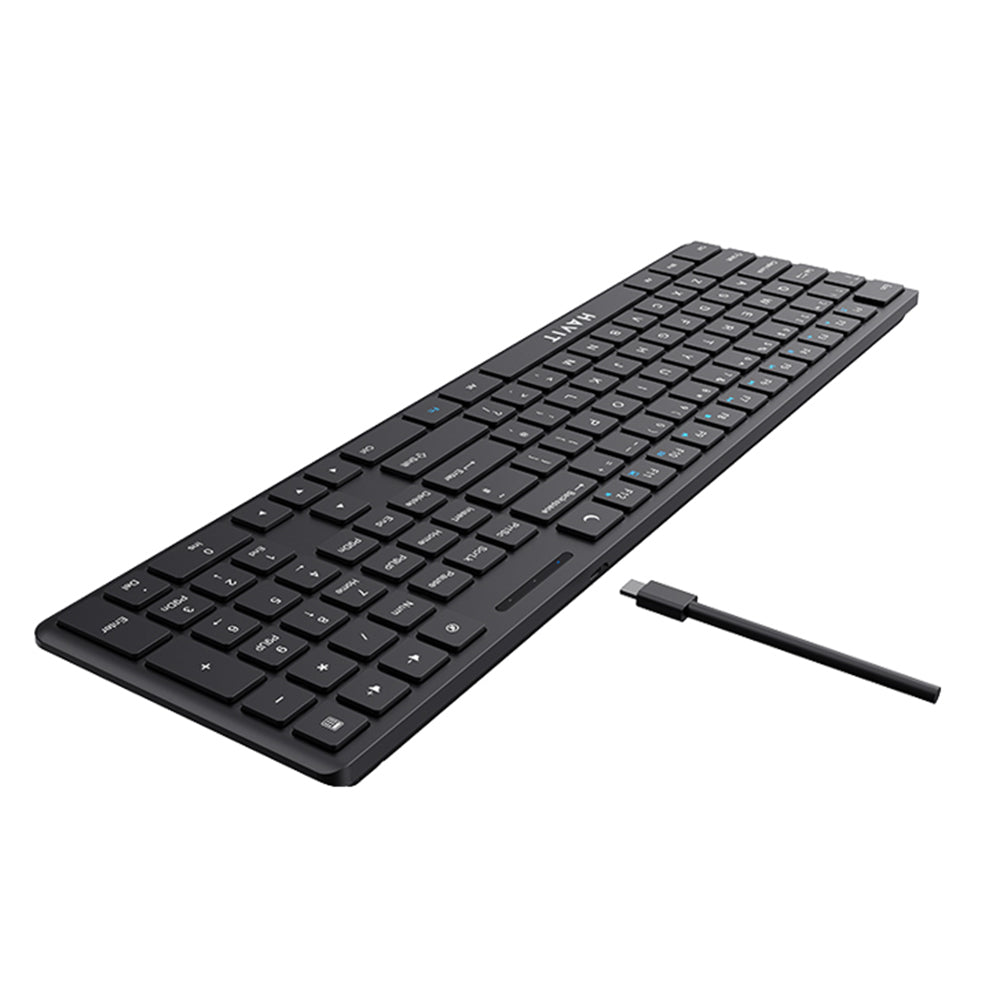 Tipkovnica Wired USB HAVIT KB252, USB-C, 1.5m, Crna