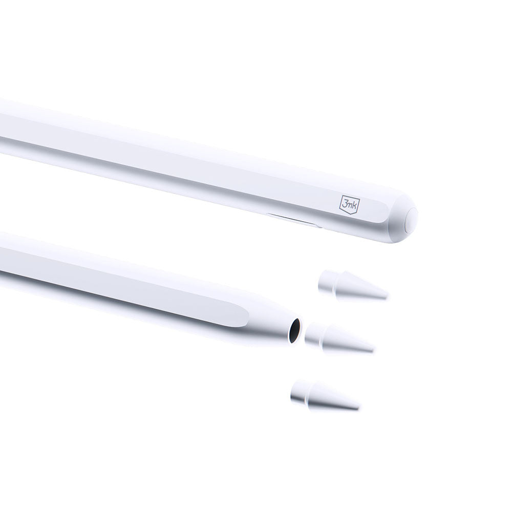 Touch Pen 3MK Wonder za Apple iPad, Aktivna Verzija, Bijela
