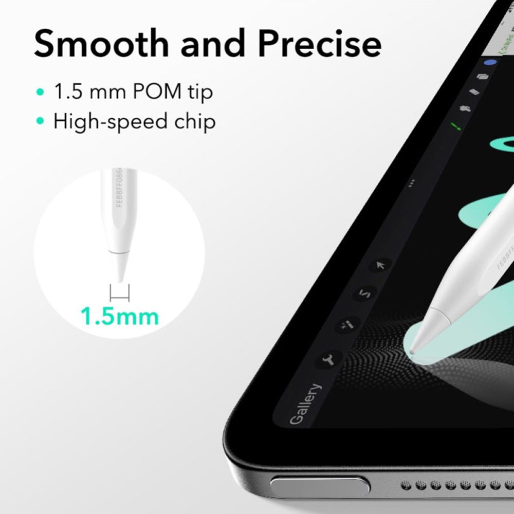 Touch Pen ESR Geo za Apple iPad, Aktivna verzija, Bijela