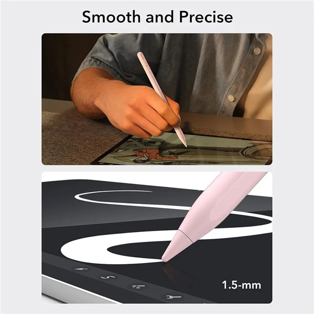 Touch Pen ESR za Apple iPad, Aktivna Verzija, Roza