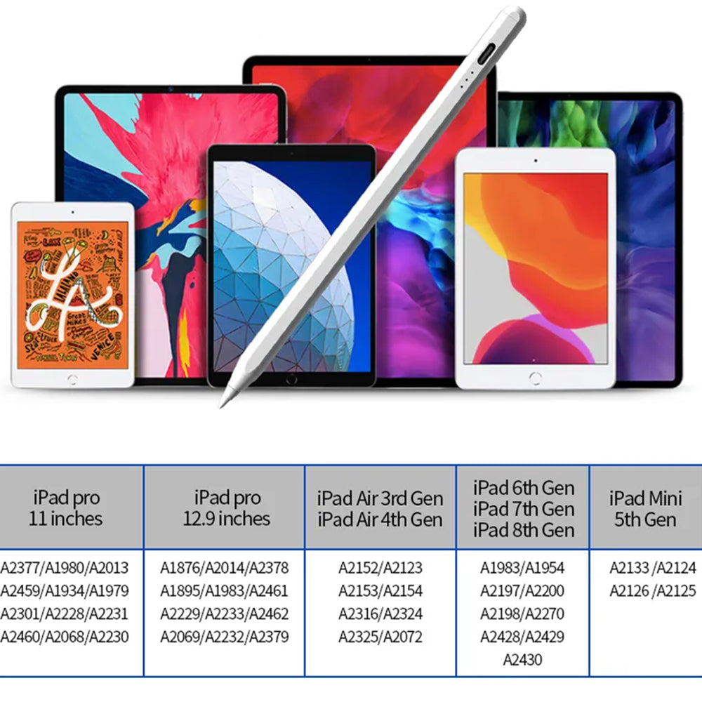 Touch Pen Techsuit JA04 za Apple iPad, Aktivna Verzija, Bijela