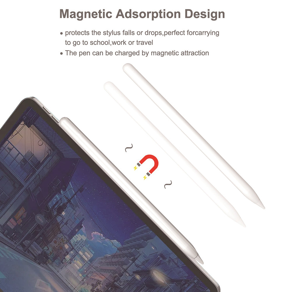 Touch Pen Techsuit M2 za Apple iPad, Aktivna verzija, Bijela