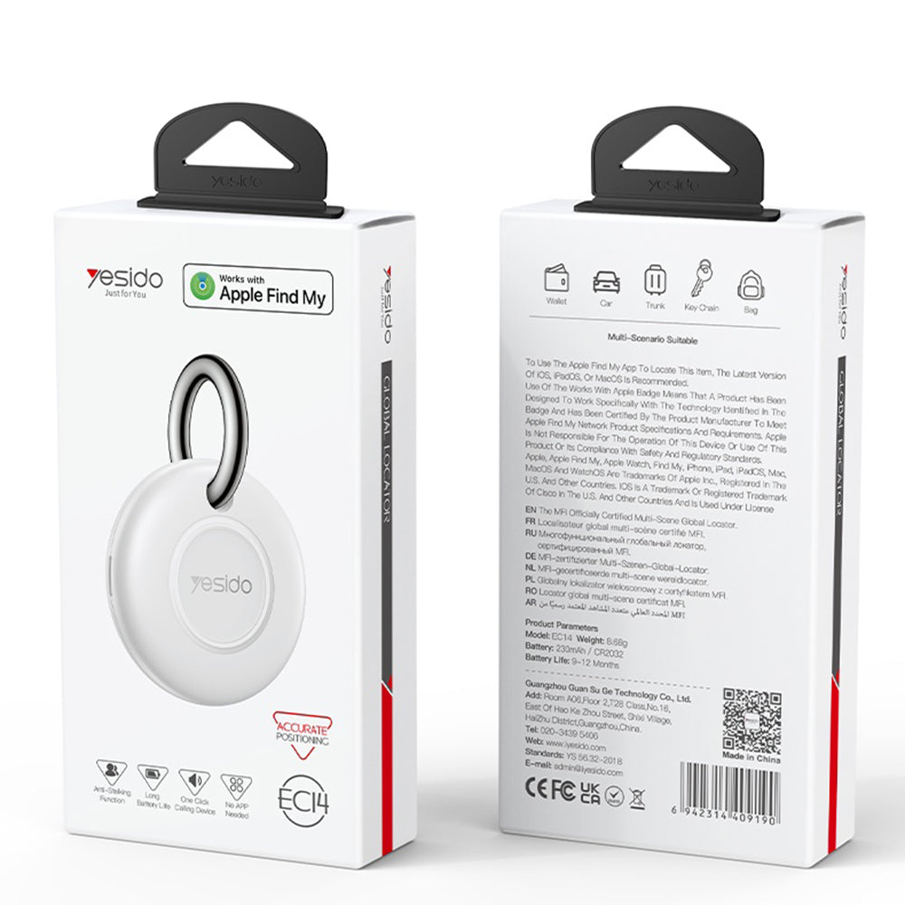 Yesido SmartTag EC14 za iOS seriju, Bijela