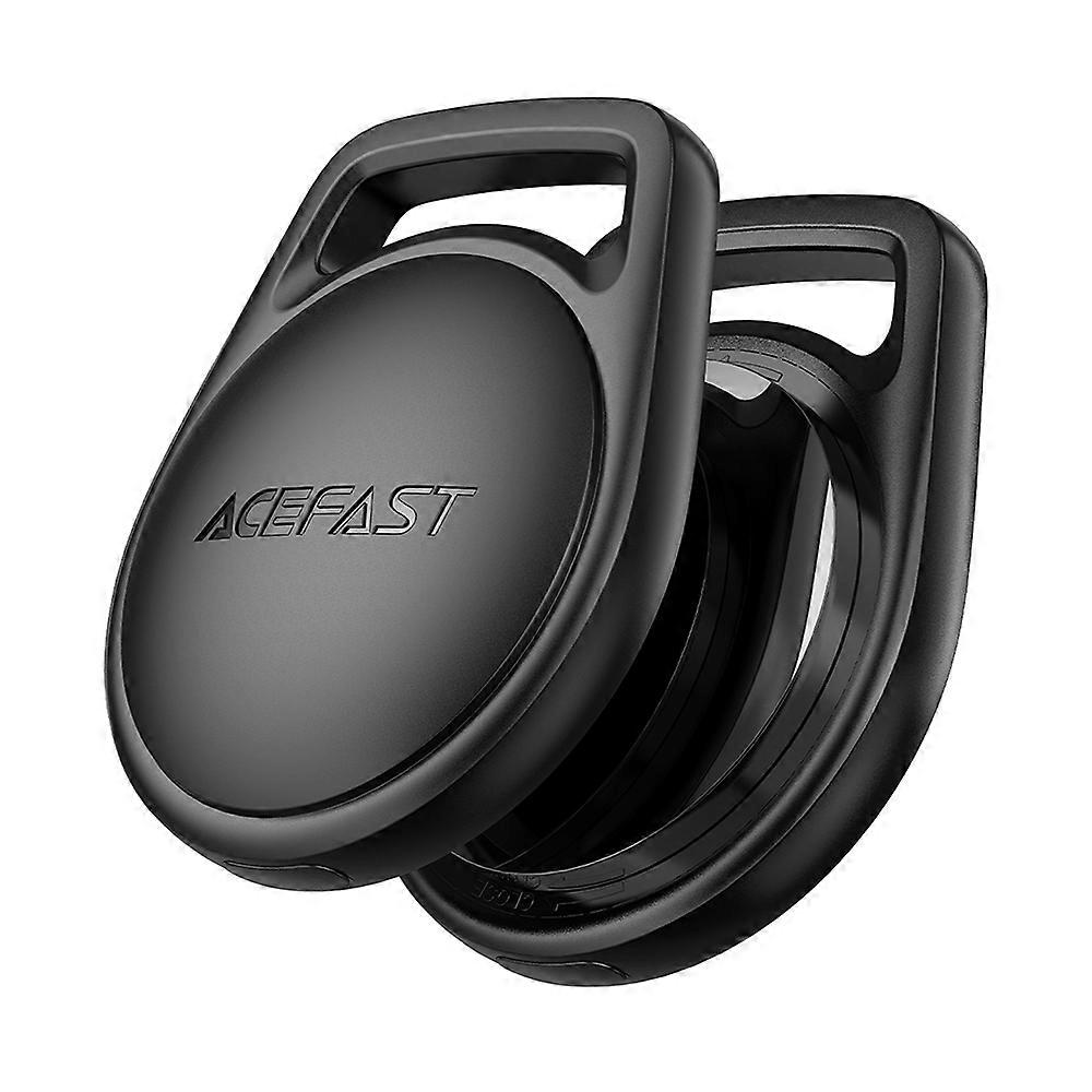 Acefast SmartTag S2 za iOS seriju, Set od 4 komada, Crna