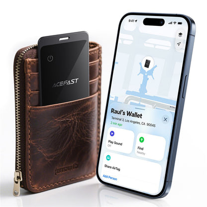Acefast SmartTag S3 za iOS seriju, siva