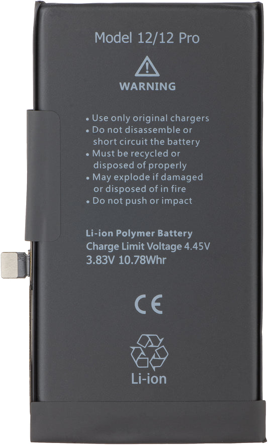 Baterija Apple iPhone 12 / 12 Pro, s integriranim Flex BMS trakom (ne zahtijeva lemljenje kontakata)