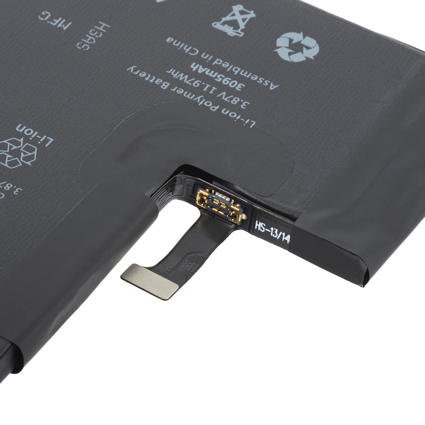 Baterija Apple iPhone 13 Pro, s integracijom Flex BMS trake (ne zahtijeva lemljenje kontakata)