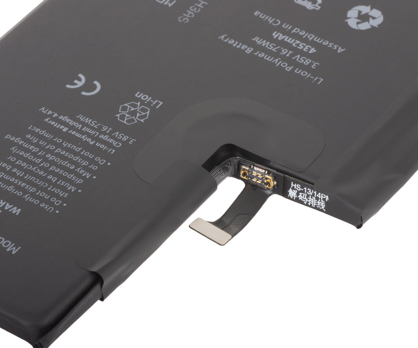 Baterija Apple iPhone 13 Pro Max, s integracijom Flex BMS trake (ne zahtijeva lemljenje kontakata)