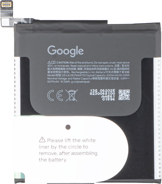 Baterija Google Pixel 10 Pro XL, GD1J6, Service Pack G949-01616-00