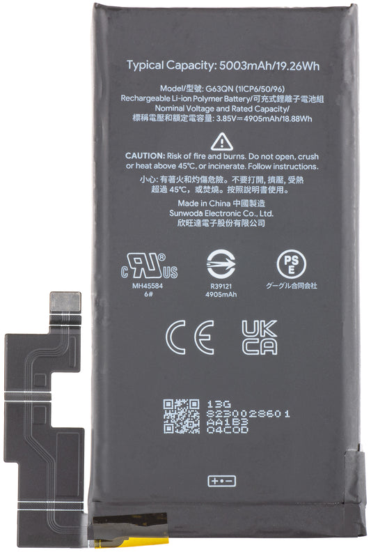 Baterija Google Pixel 6 Pro, G63QN, Service Pack G730-06300-01
