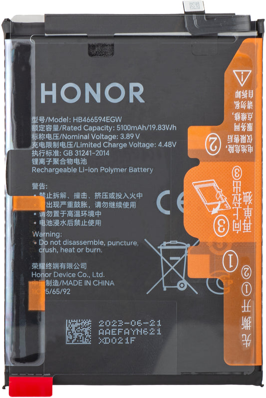Baterija Honor X5 Plus, HB466594EGW, Service Pack 2402AAEF
