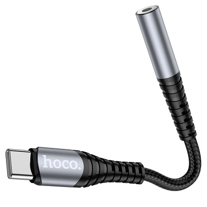 USB-C audio adapter - 3.5mm HOCO LS33, Siva