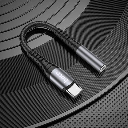 USB-C audio adapter - 3.5mm HOCO LS33, Siva
