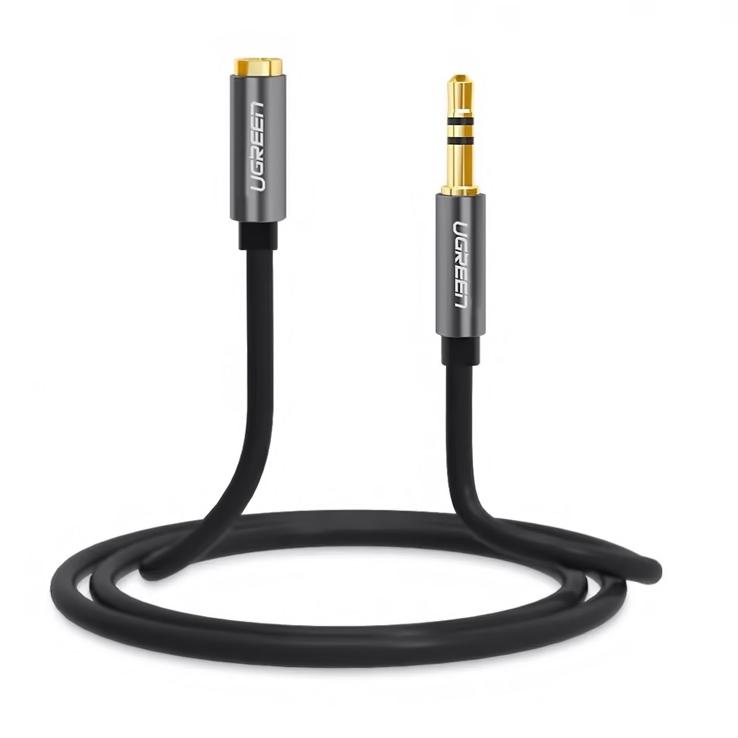 Audio adapter 3.5mm - 3.5mm UGREEN AV118, 1m, Crni