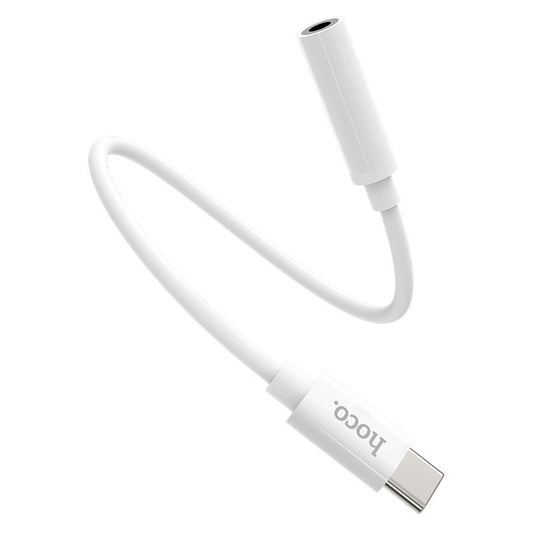 USB-C audio adapter - 3.5mm HOCO LS30, Bijela