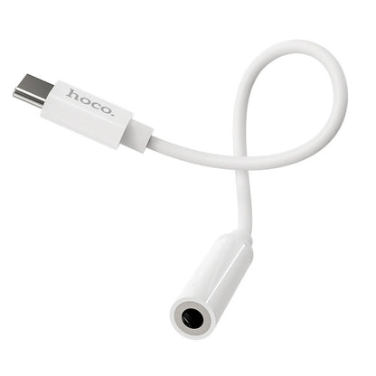 USB-C audio adapter - 3.5mm HOCO LS30, Bijela