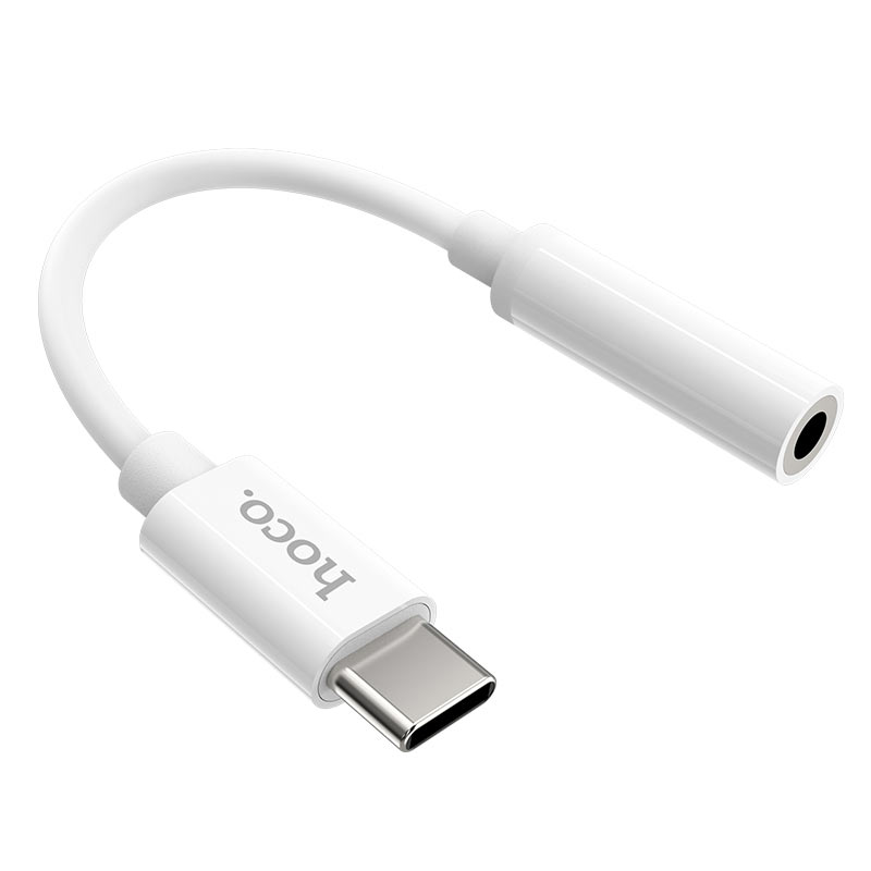 USB-C audio adapter - 3.5mm HOCO LS30, Bijela