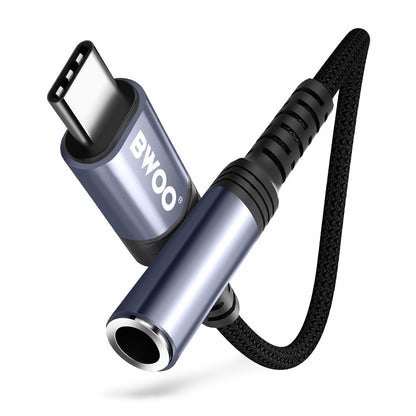 Audio adapter USB-C - 3.5mm BWOO BZ47, Crni