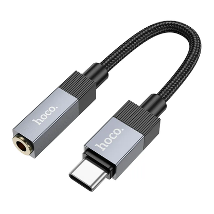 USB-C audio adapter - 3.5mm HOCO UPA32C, Crna