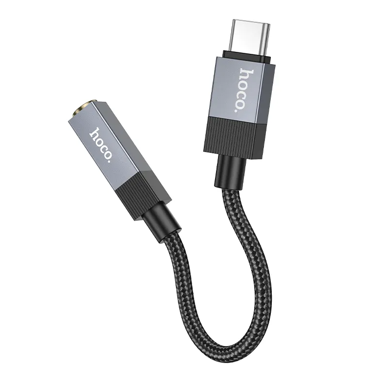 USB-C audio adapter - 3.5mm HOCO UPA32C, Crna
