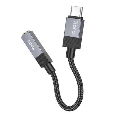 USB-C audio adapter - 3.5mm HOCO UPA32C, Crna