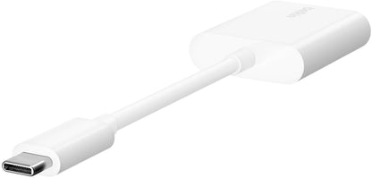 USB-C - USB-C / USB-C Belkin RockStar audio adapter, bijela F7U081btWH