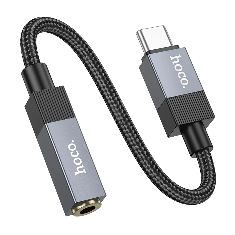 USB-C audio adapter - 3.5mm HOCO UPA32C, Crna