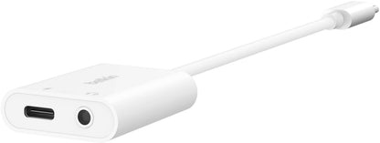 USB-C audio adapter - 3.5mm / USB-C Belkin RockStar, Crna NPA004btBK