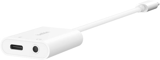 USB-C audio adapter - 3.5mm / USB-C Belkin RockStar, Crna NPA004btBK