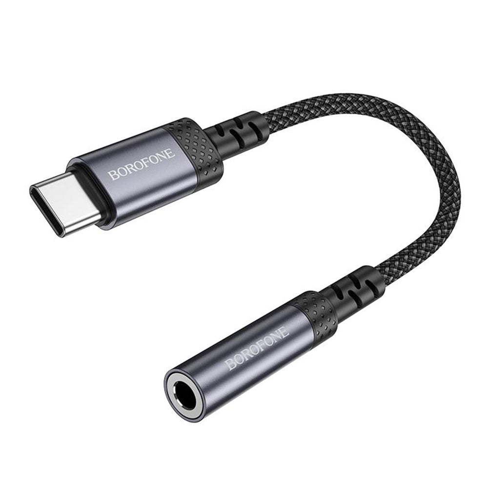USB-C audio adapter - 3.5mm Borofone BV24, Siva